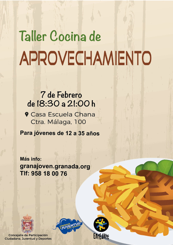 ©Ayto.Granada: Enredate: Taller de cocina